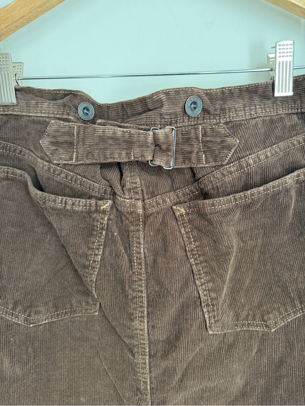 Ralph Lauren Sport brown corduroy maxi skirt Size 6 - Picture 5 of 7